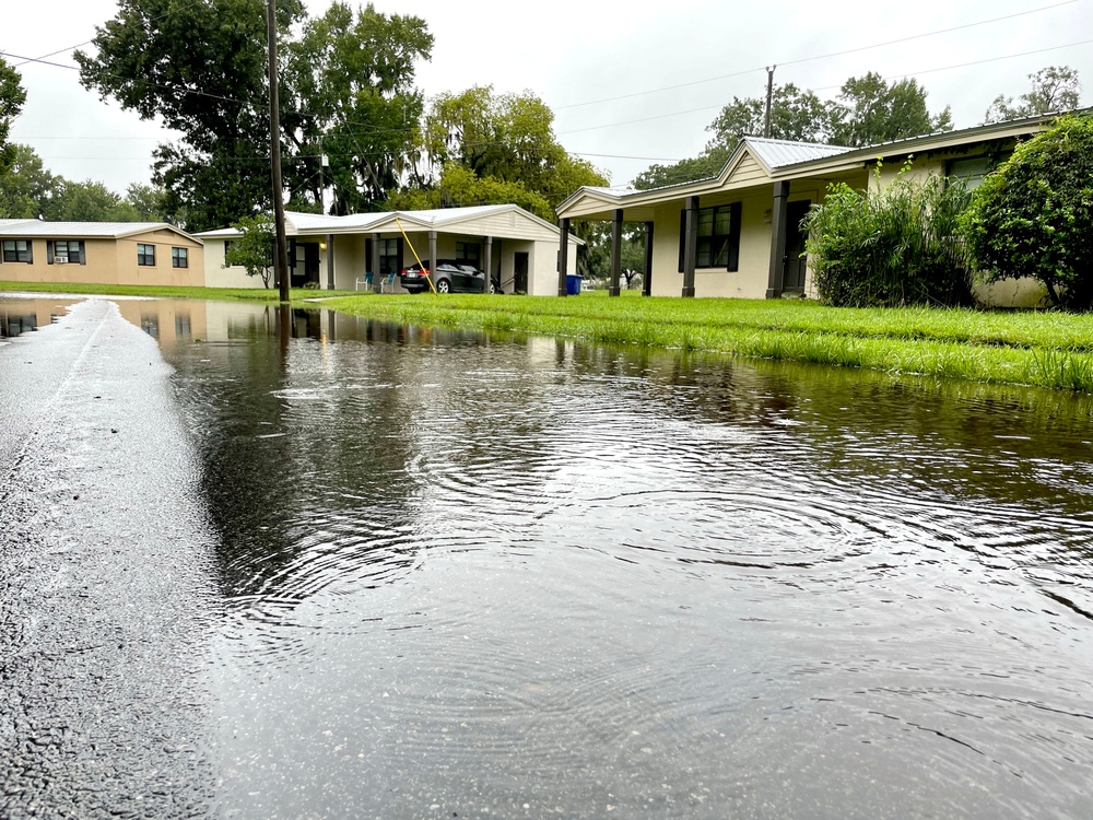 Tropical Cyclone Debby at Hunter Army Airfield