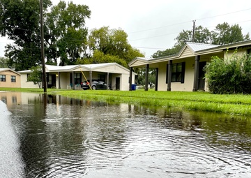 Tropical Cyclone Debby at Hunter Army Airfield