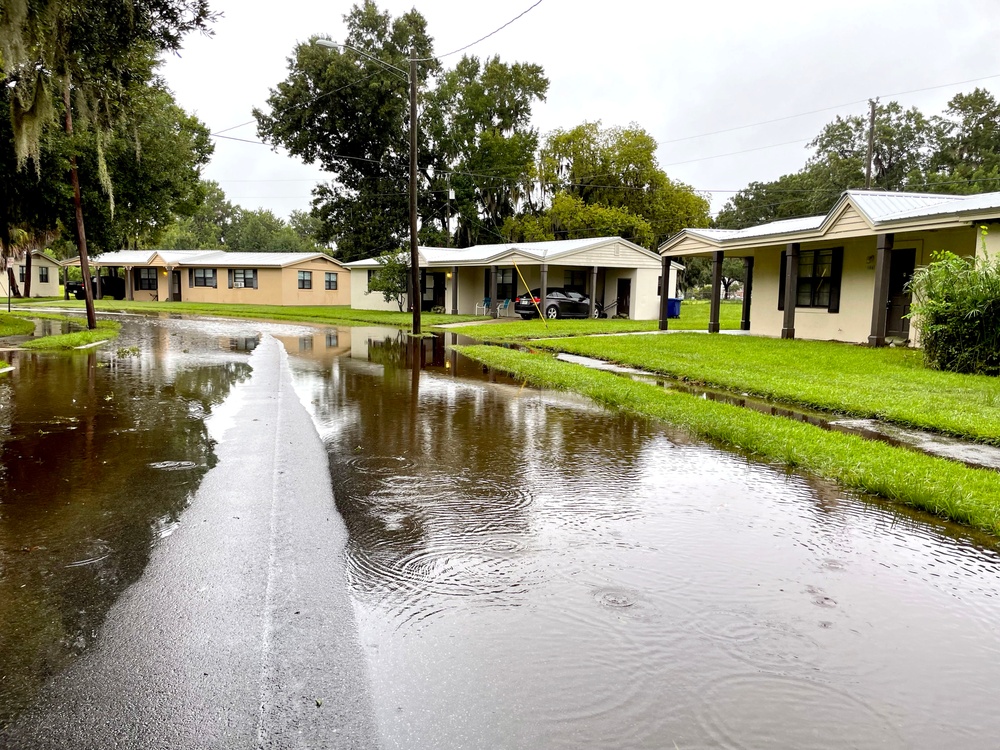 Tropical Cyclone Debby at Hunter Army Airfield