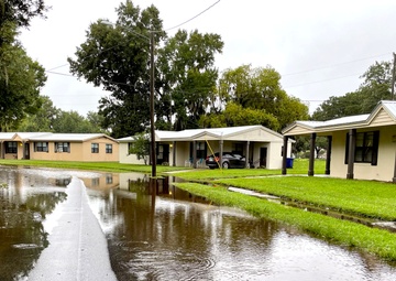 Tropical Cyclone Debby at Hunter Army Airfield