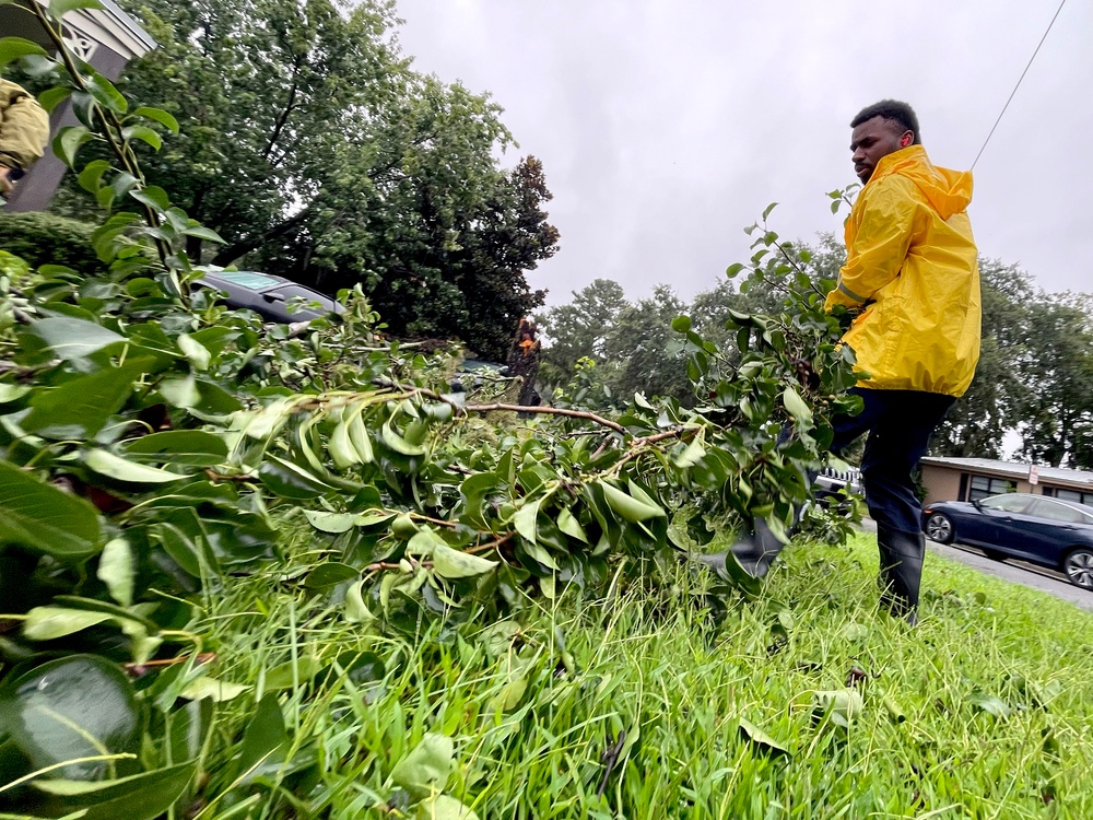 Tropical Cyclone Debby at Hunter Army Airfield