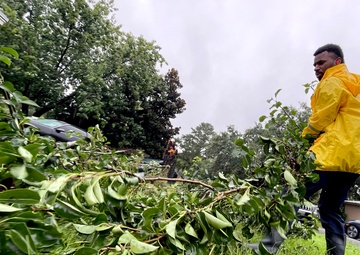 Tropical Cyclone Debby at Hunter Army Airfield