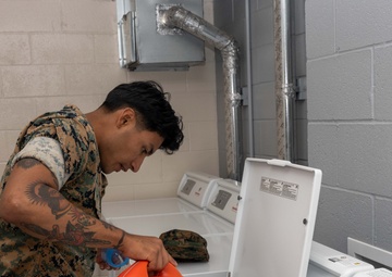 New laundry machines, QR maintenance codes signal start of $18 million barracks furniture upgrades
