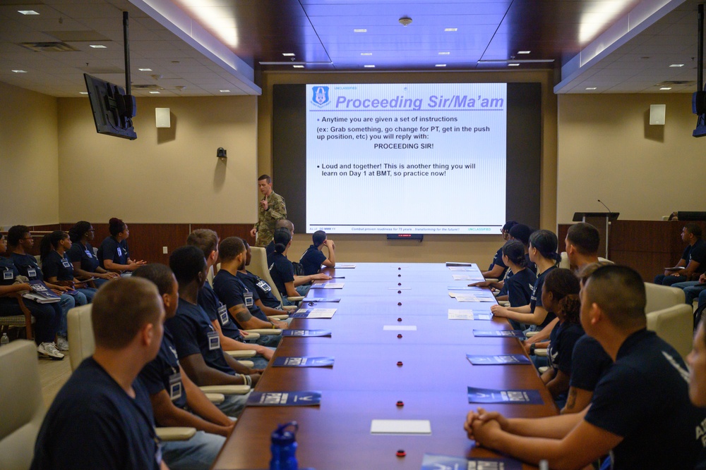 Air Force Reserve Command hosts Development and Training Flight trainees during UTA weekend