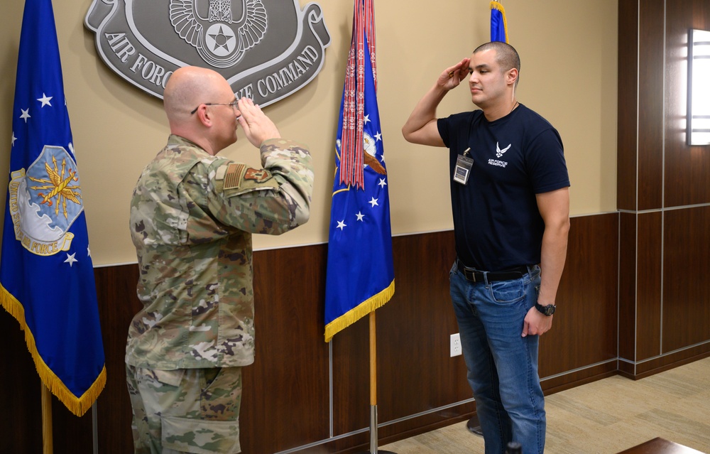 Air Force Reserve Command hosts Development and Training Flight trainees during UTA weekend