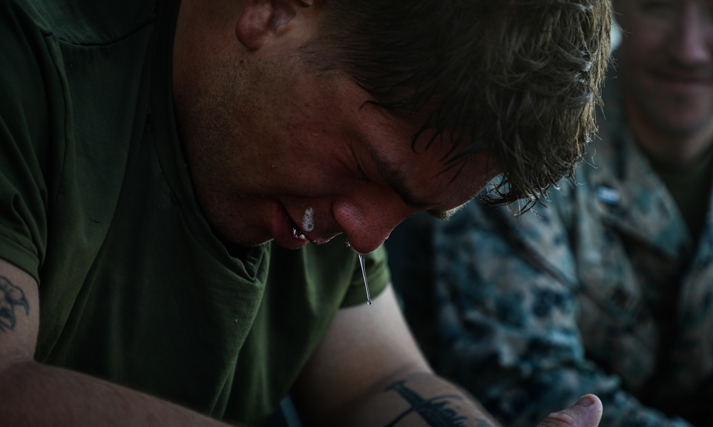 24th MEU (SOC) Non-Lethal Weapons Course Aboard USS Oak Hill (LSD 51)