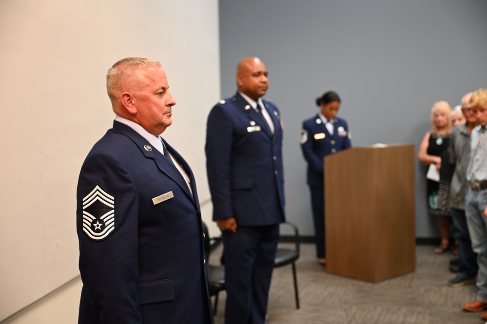 73rd Aerial Port Squadron Honors Chief Brannan in Promotion Ceremony