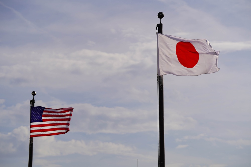 Japanese Prime Minister Arrives to Joint Base Andrews