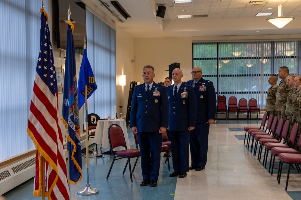 Colonel Mark Wernersbach assumes command of 109th Mission Support Group from outgoing commander Colonel Eric Underhill.