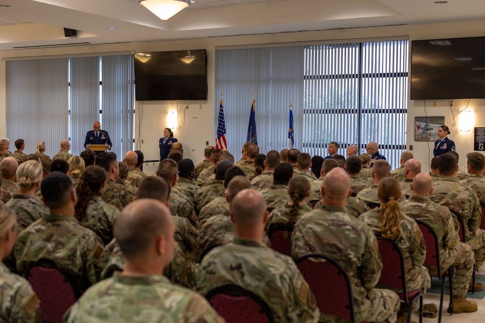 Colonel Mark Wernersbach assumes command of 109th Mission Support Group from outgoing commander Colonel Eric Underhill.