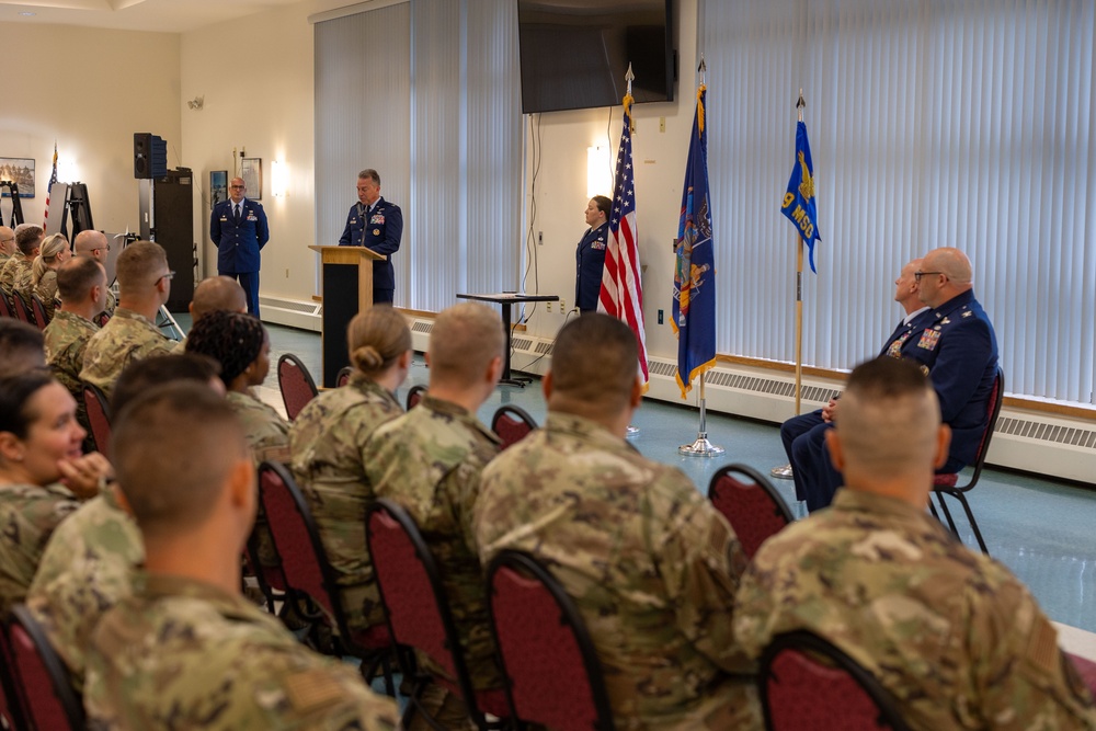 Colonel Mark Wernersbach assumes command of 109th Mission Support Group from outgoing commander Colonel Eric Underhill.