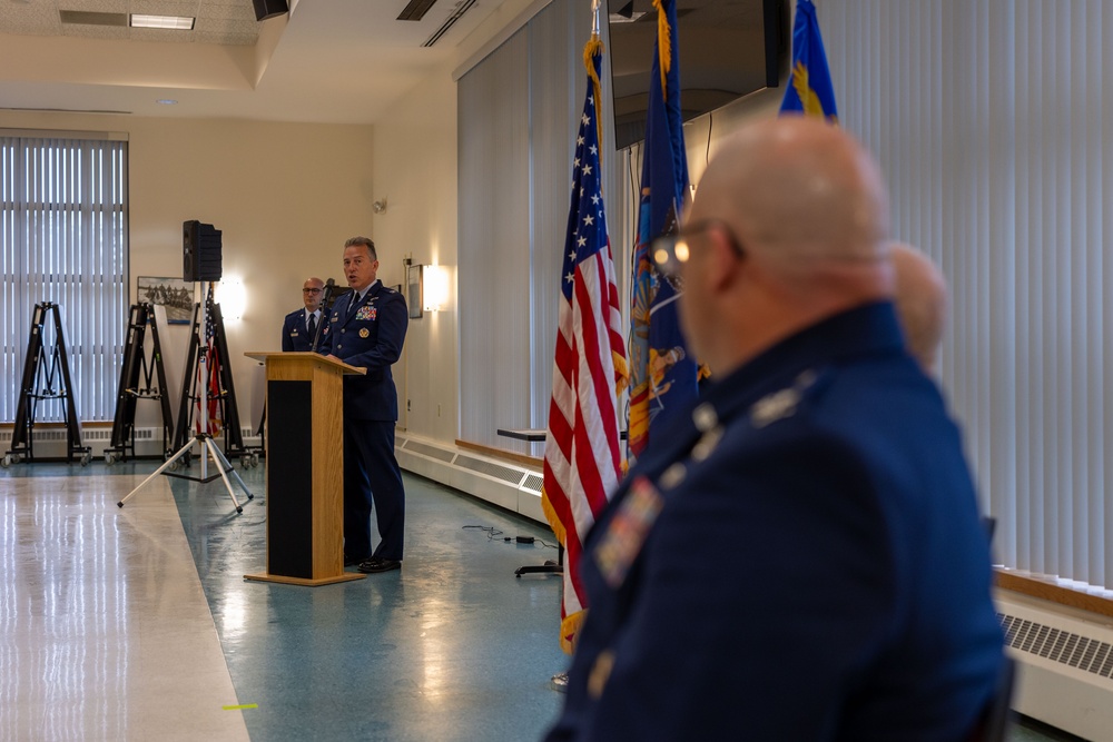 Colonel Mark Wernersbach assumes command of 109th Mission Support Group from outgoing commander Colonel Eric Underhill.