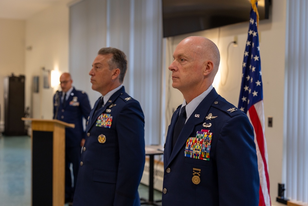 Colonel Mark Wernersbach assumes command of 109th Mission Support Group from outgoing commander Colonel Eric Underhill.