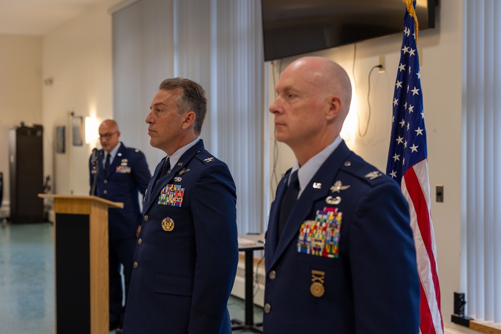 Colonel Mark Wernersbach assumes command of 109th Mission Support Group from outgoing commander Colonel Eric Underhill.