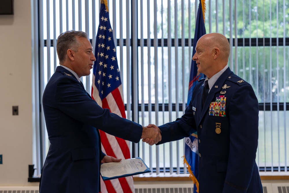 Colonel Mark Wernersbach assumes command of 109th Mission Support Group from outgoing commander Colonel Eric Underhill.