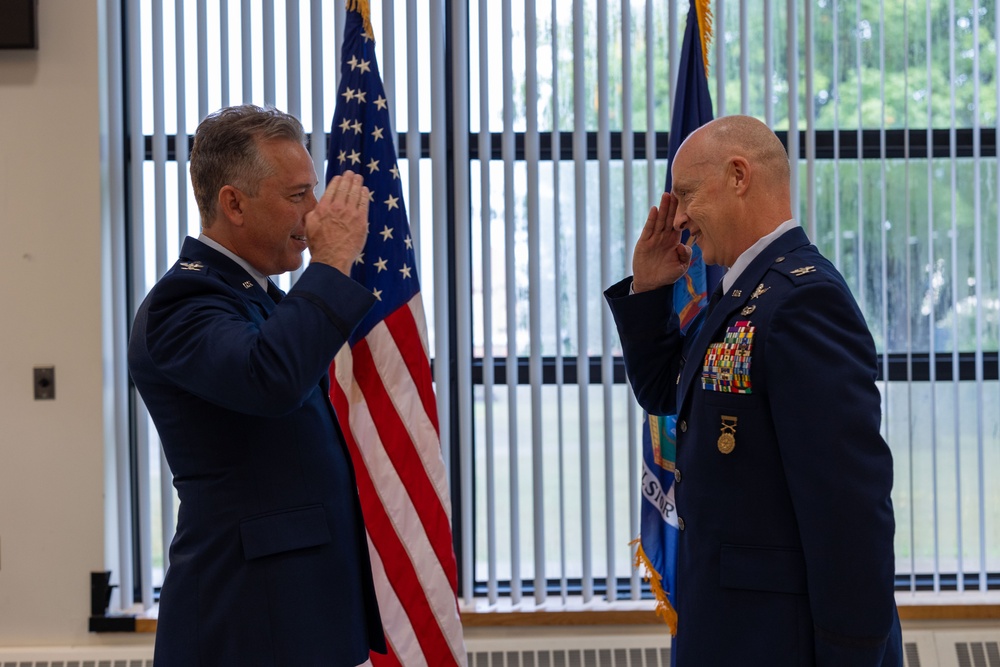 Colonel Mark Wernersbach assumes command of 109th Mission Support Group from outgoing commander Colonel Eric Underhill.