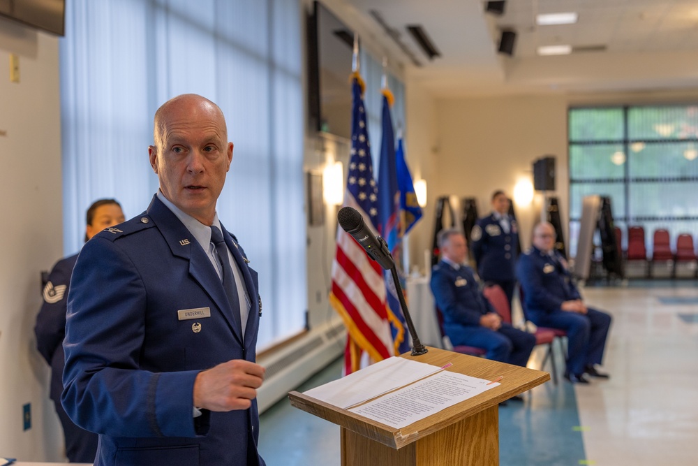 Colonel Mark Wernersbach assumes command of 109th Mission Support Group from outgoing commander Colonel Eric Underhill.