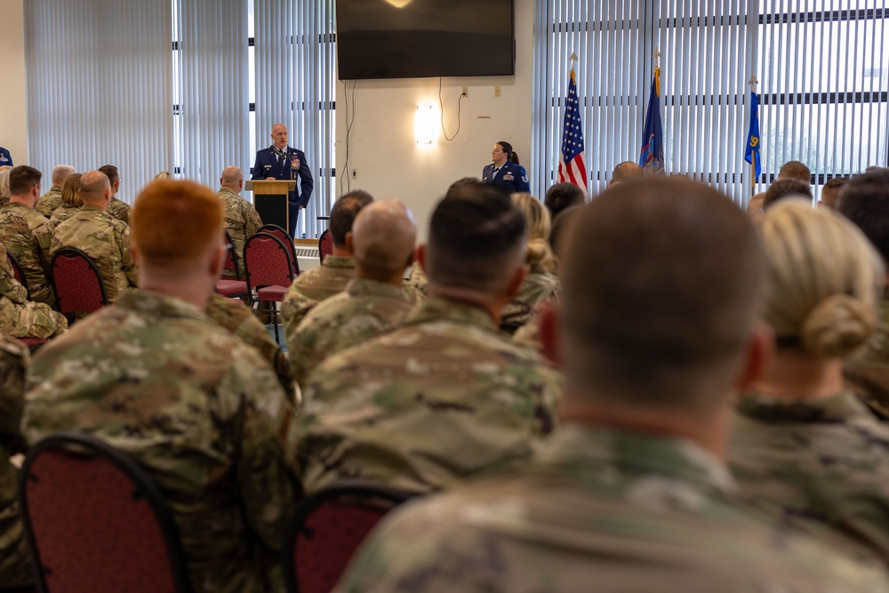 Colonel Mark Wernersbach assumes command of 109th Mission Support Group from outgoing commander Colonel Eric Underhill.