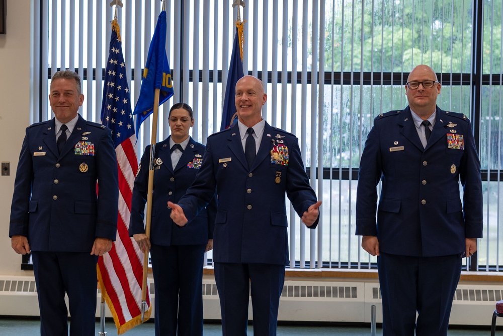 Colonel Mark Wernersbach assumes command of 109th Mission Support Group from outgoing commander Colonel Eric Underhill.