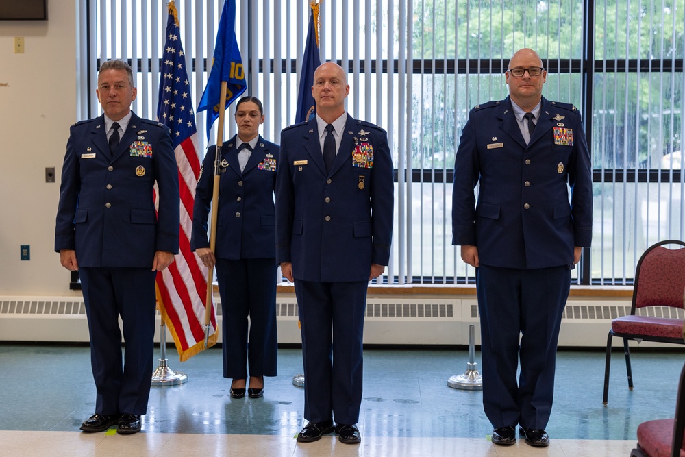 Colonel Mark Wernersbach assumes command of 109th Mission Support Group from outgoing commander Colonel Eric Underhill.