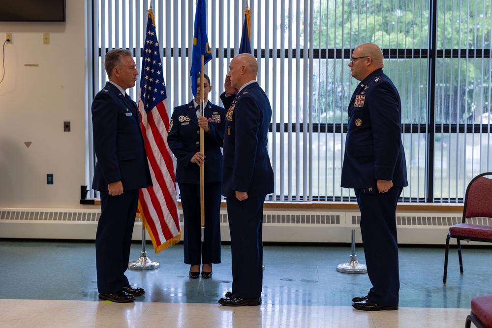 Colonel Mark Wernersbach assumes command of 109th Mission Support Group from outgoing commander Colonel Eric Underhill.