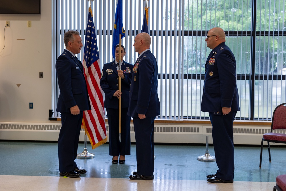 Colonel Mark Wernersbach assumes command of 109th Mission Support Group from outgoing commander Colonel Eric Underhill.