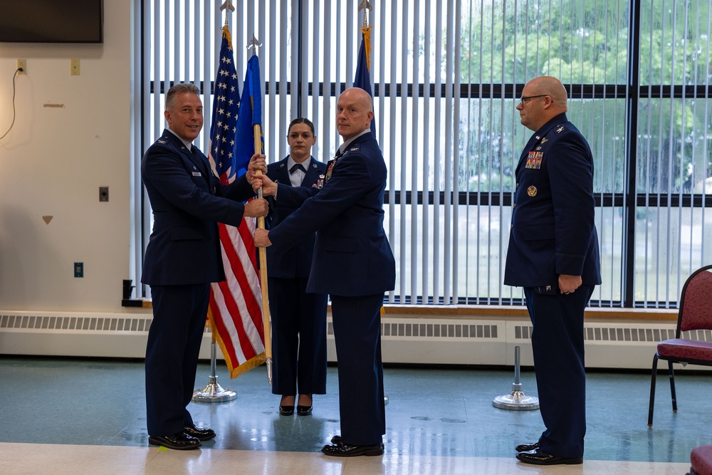 Colonel Mark Wernersbach assumes command of 109th Mission Support Group from outgoing commander Colonel Eric Underhill.