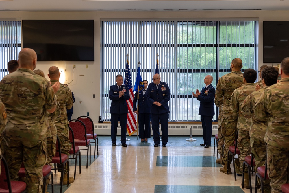 Colonel Mark Wernersbach assumes command of 109th Mission Support Group from outgoing commander Colonel Eric Underhill.