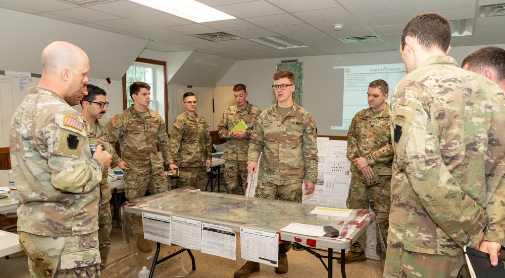 Pa. Army National Guard unit conducts operational planning exercise