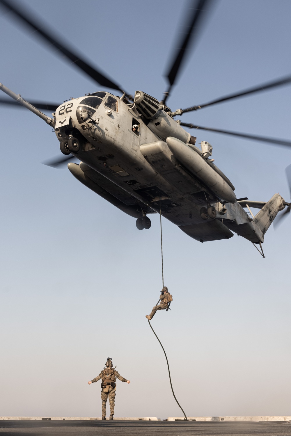 MSPF, 24th MEU (SOC) Fast Rope From CH-53E Super Stallions