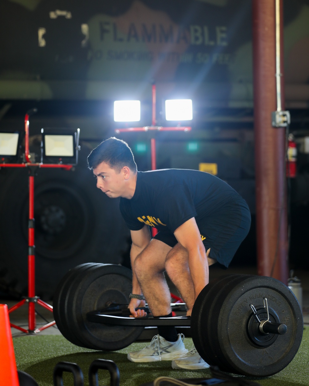 Tennessee Army National Guard Soldier conducts ACFT at NBWC2024