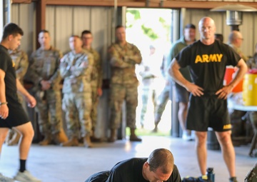 U.S. Army National Guard Soldiers conduct ACFT during NBWC2024