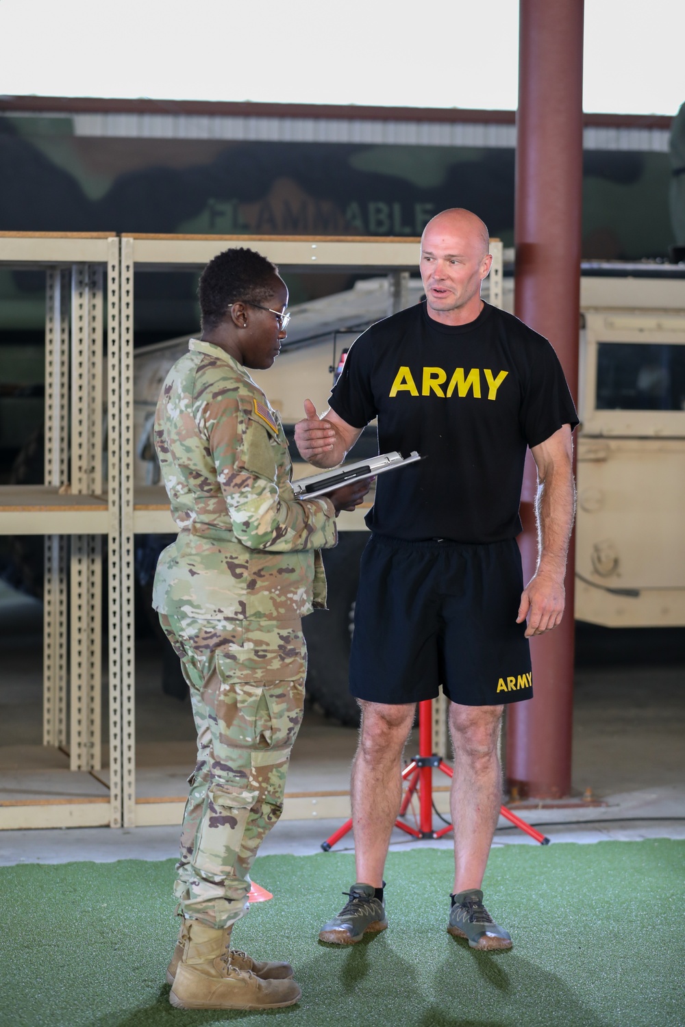 U.S. Army National Guard Soldiers conduct ACFT during NBWC2024