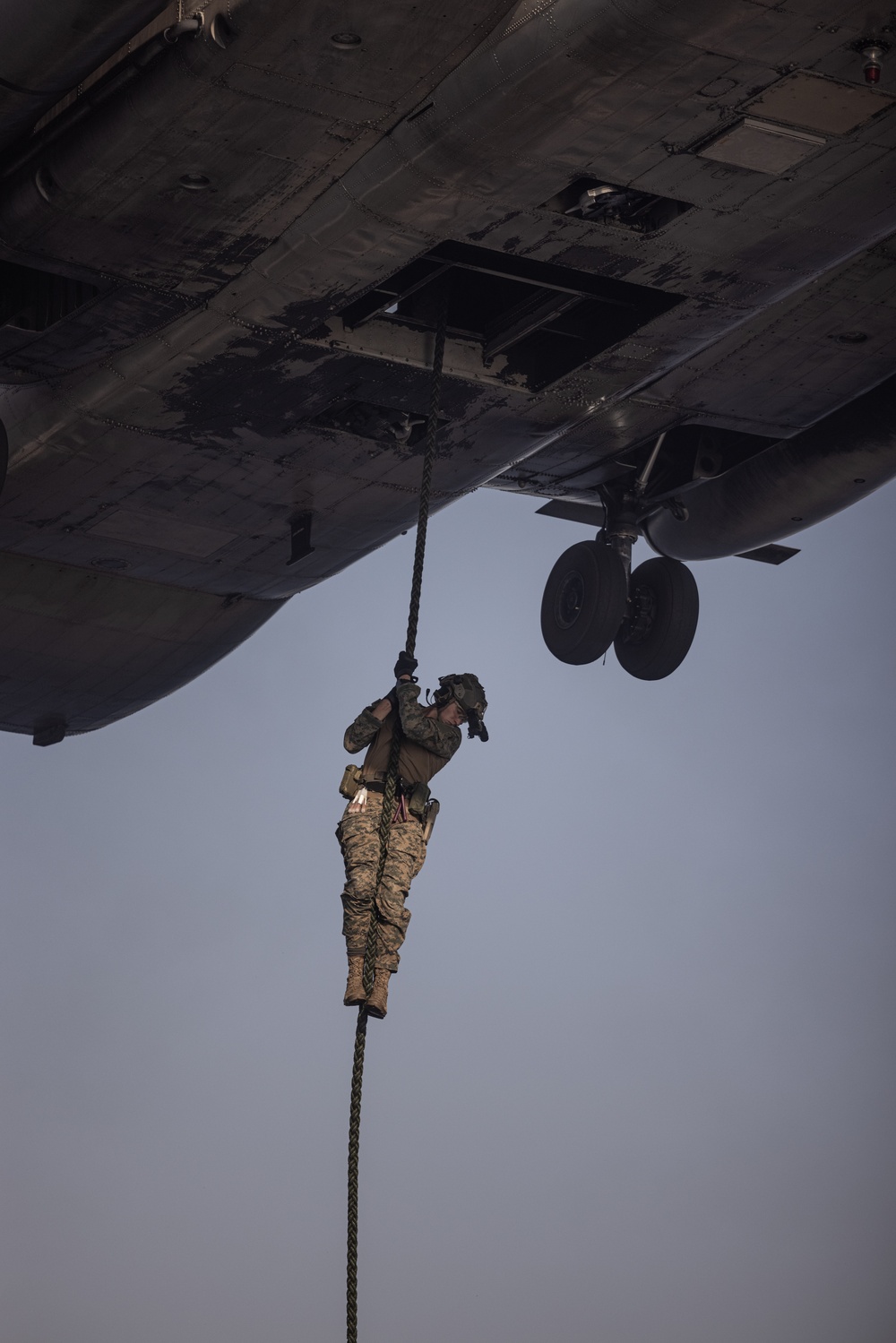 MSPF, 24th MEU (SOC) Fast Rope From CH-53E Super Stallions