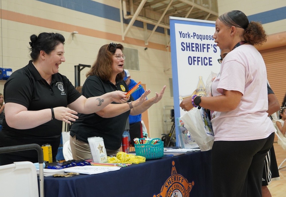 National Night Out and Back to School Bash on-board Naval Weapons Station Yorktown
