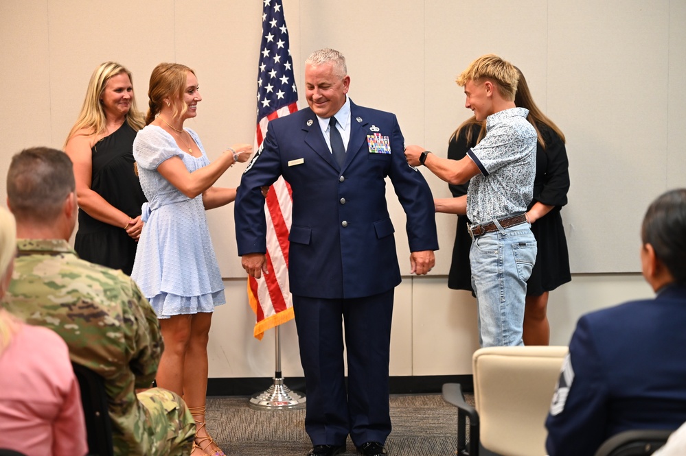 73rd Aerial Port Squadron Honors Chief Brannan in Promotion Ceremony