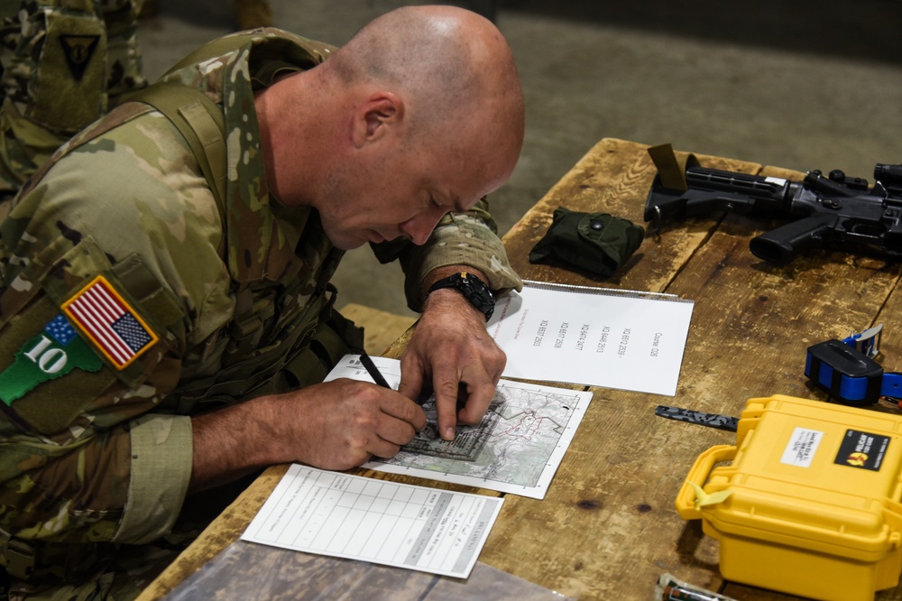 National Guard Best Warrior competitors conquer land navigation