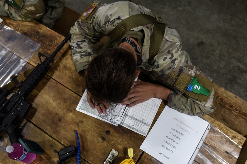 National Guard Best Warrior competitors conquer land navigation