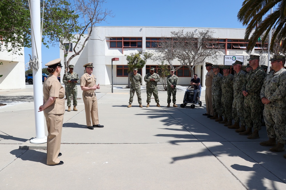 Seabee Master Chief Pinning at NMCB 4