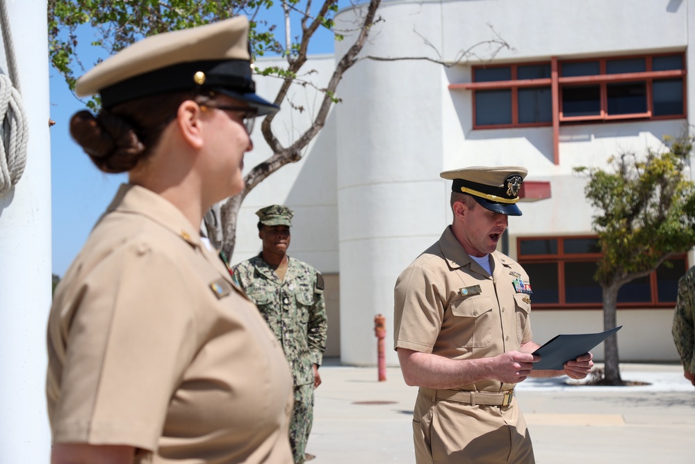 Seabee Master Chief Pinning at NMCB 4