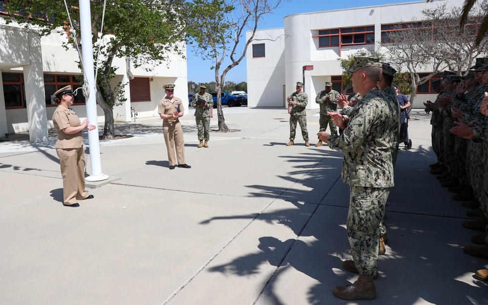 Seabee Master Chief Pinning at NMCB 4