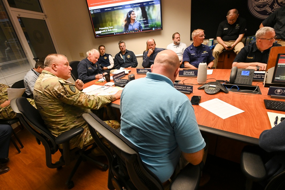 South Carolina Govenor Henry McMaster conducts call to counties across the state