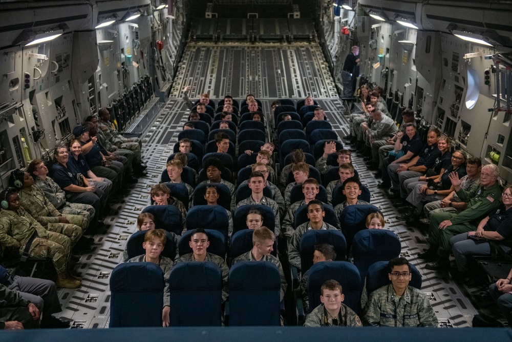 Civil Air Patrol visit the 172nd Airlift Wing