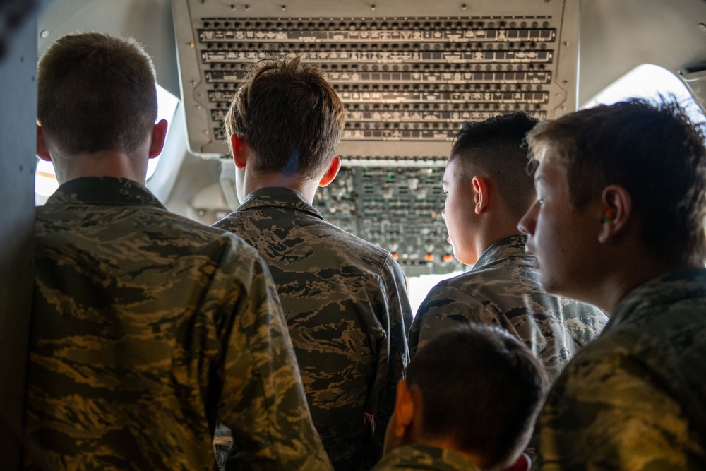 Civil Air Patrol visit the 172nd Airlift Wing