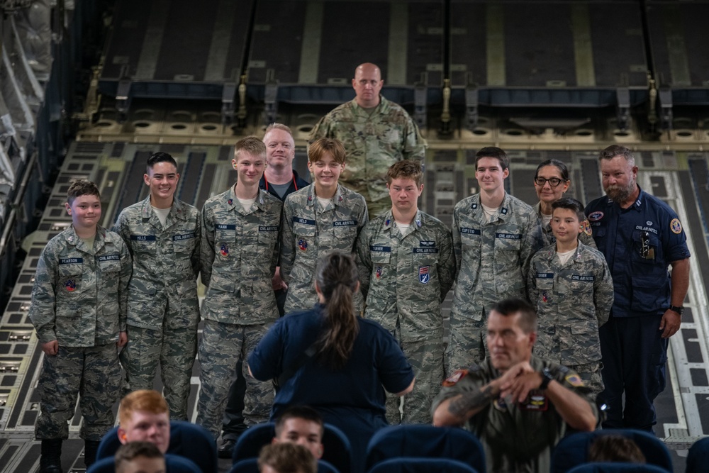 Civil Air Patrol visit the 172nd Airlift Wing