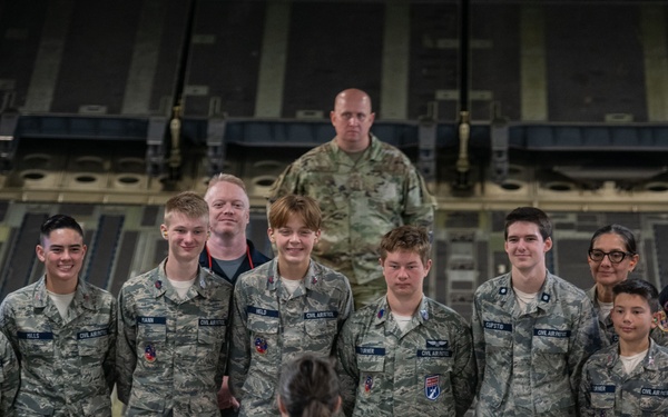 Civil Air Patrol visit the 172nd Airlift Wing