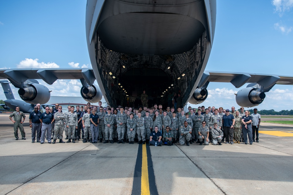 Civil Air Patrol visit the 172nd Airlift Wing