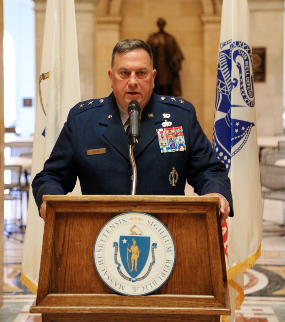 Massachusetts National Guard and State House Art Commission Unveil “Every Flag a Story” Exhibit