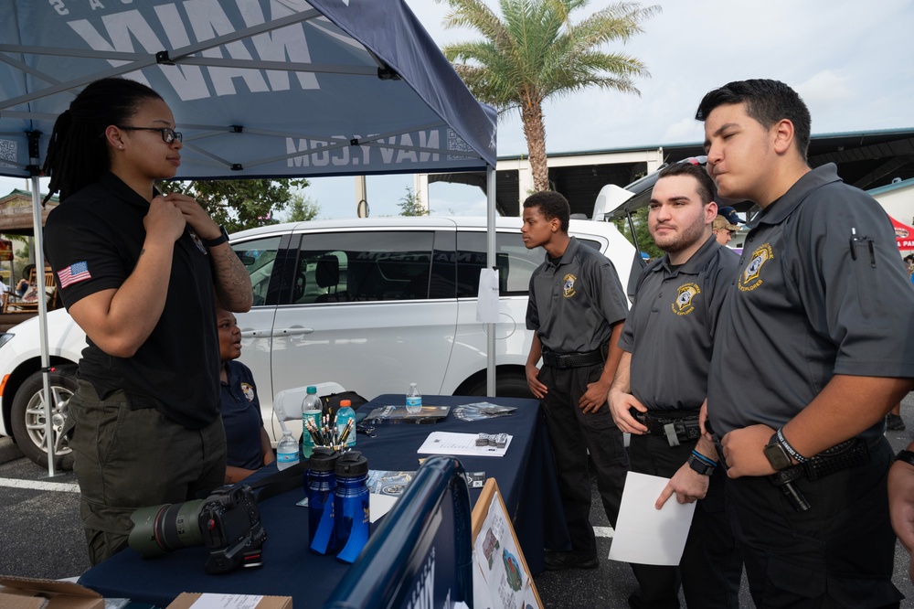 NTAG Miami Sailors Support National Night Out Against Crime