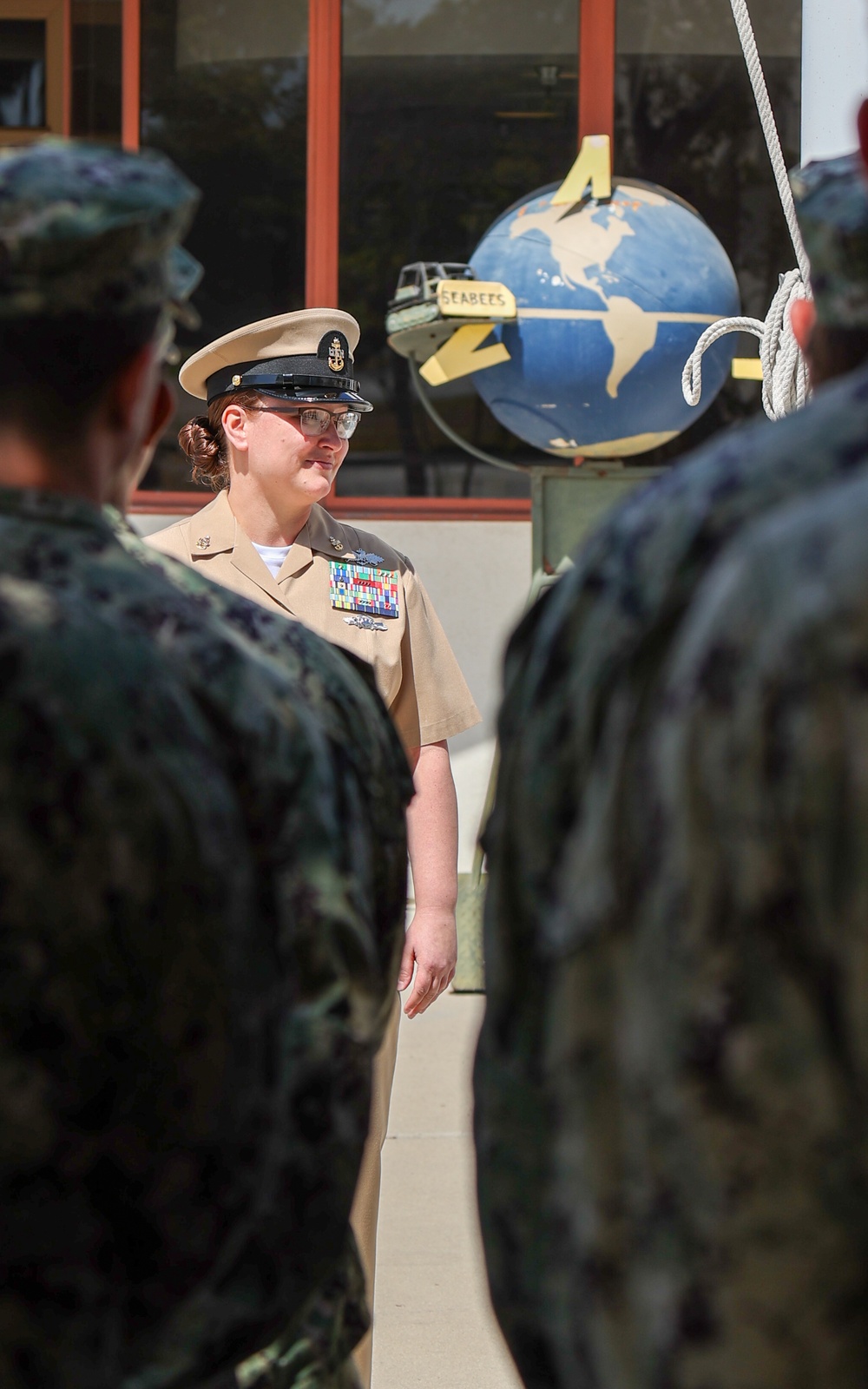 Seabee Master Chief Pinning at NMCB 4